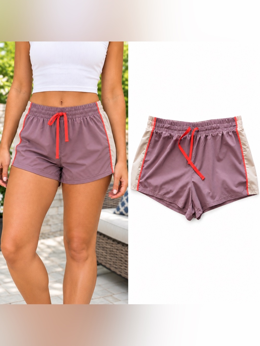 Fabletics Athletic Shorts with Built-in Lining Women’s Size Large Athleisure